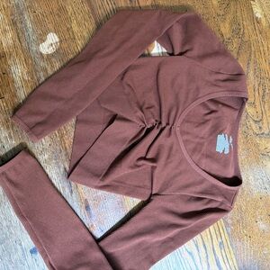 Wild Fable Brown Long Sleeve Top